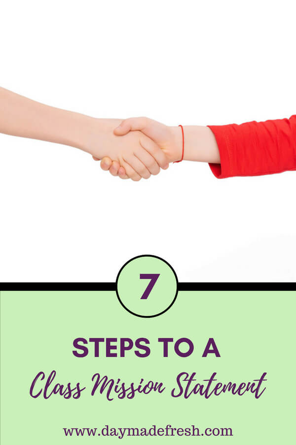 Kids Shaking Hands Agreeing to Class Mission Statement