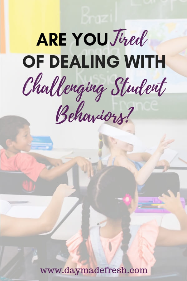 Are You Tired of Dealing with Challenging Student Behaviors? image of naughty students