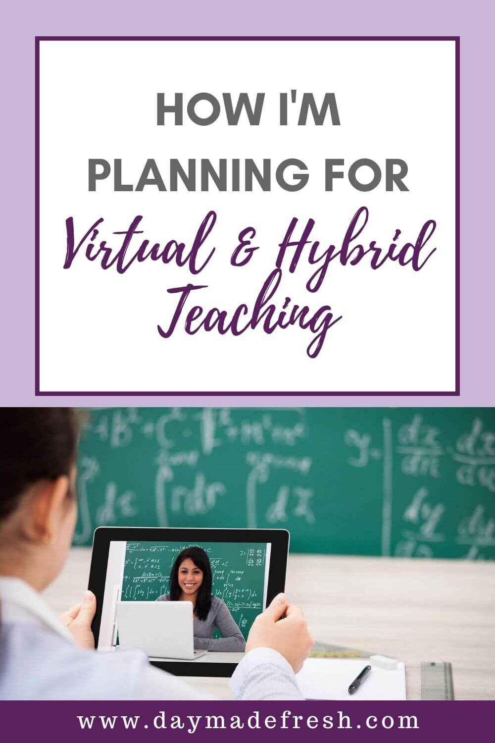 How I'm Planning for Virtual & Hybrid Teaching_Student doing virtual learning